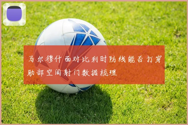 马尔穆什面对比利时防线能否打穿肋部空间射门数据梳理